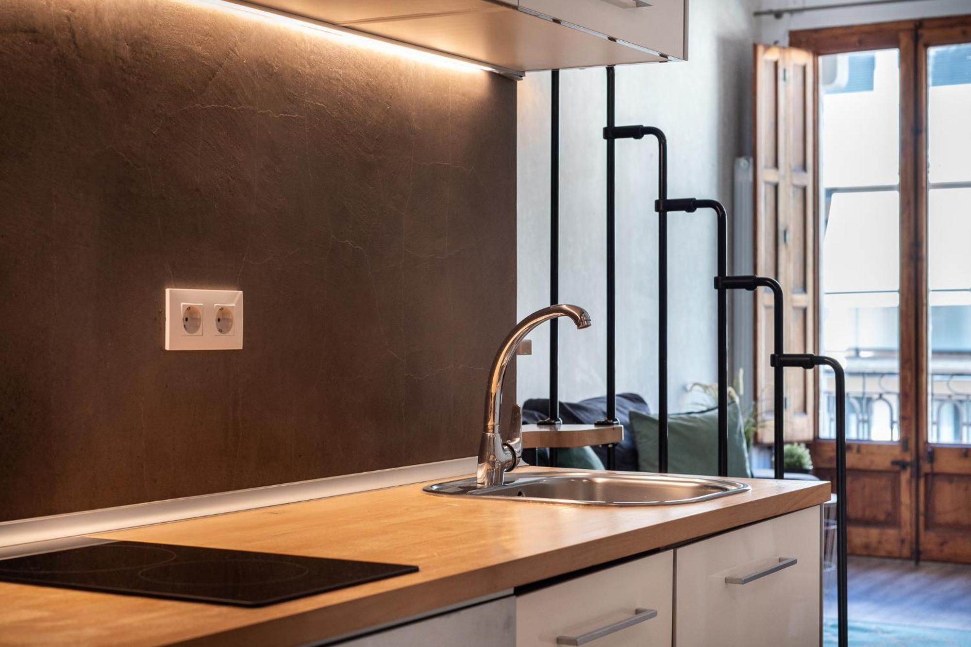 Beautiful Renovated Loft Minutes From The Beach Barcelona Ngoại thất bức ảnh