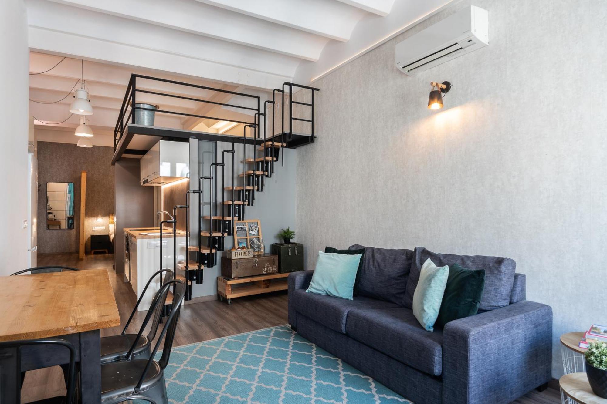 Beautiful Renovated Loft Minutes From The Beach Barcelona Ngoại thất bức ảnh